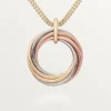 Trinity Pendant, Seven Rows, Diamonds Trinity Pendant, Seven Rows, Diamonds