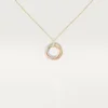 Trinity Pendant, Small Model, Half-Paved Trinity Pendant, Small Model, Half-Paved