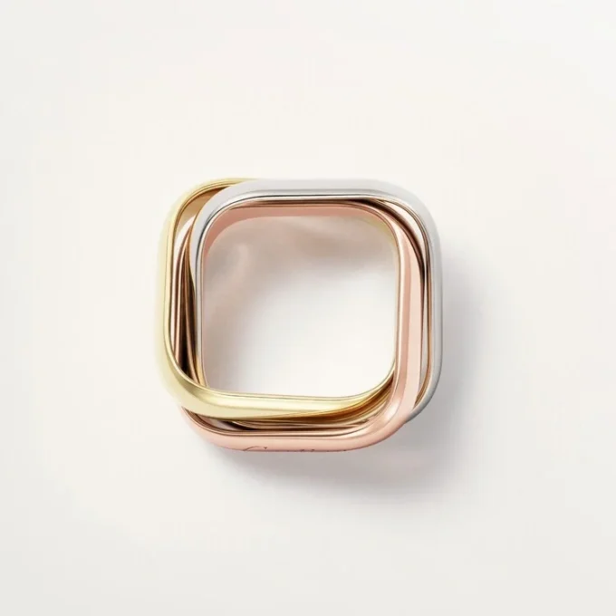 Trinity Ring, Cushion-Shaped, Large Model