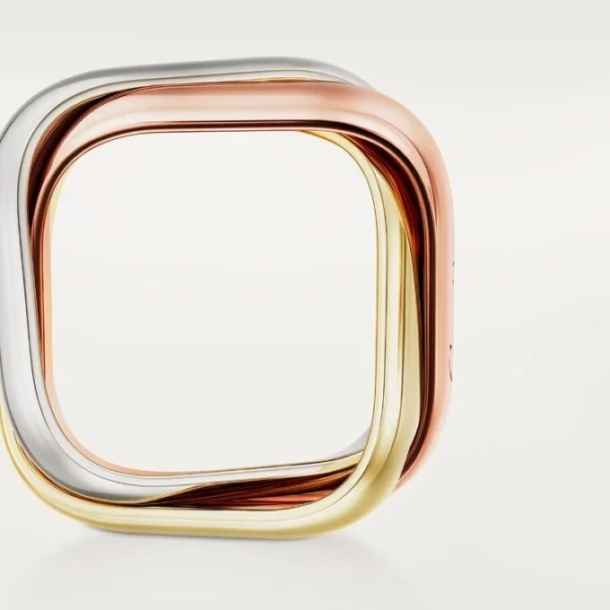 Trinity Ring, Cushion-Shaped, Large Model