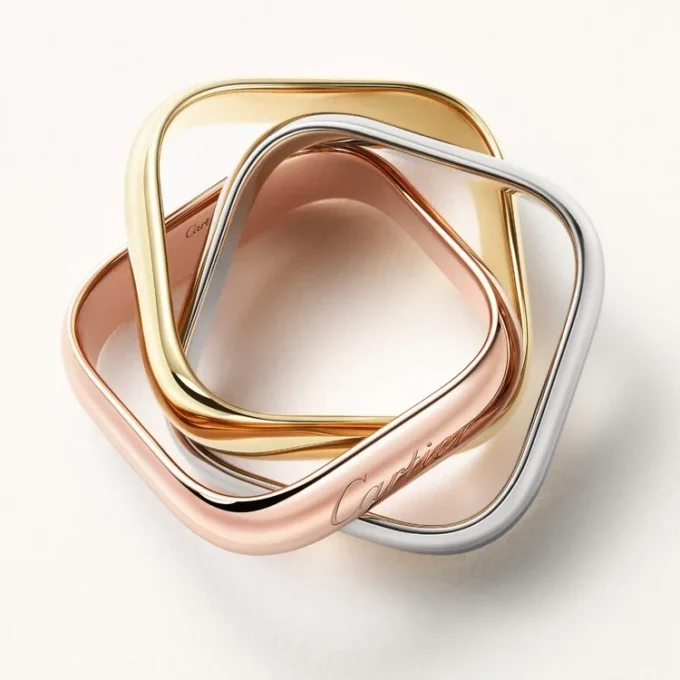Trinity Ring, Cushion-Shaped, Large Model