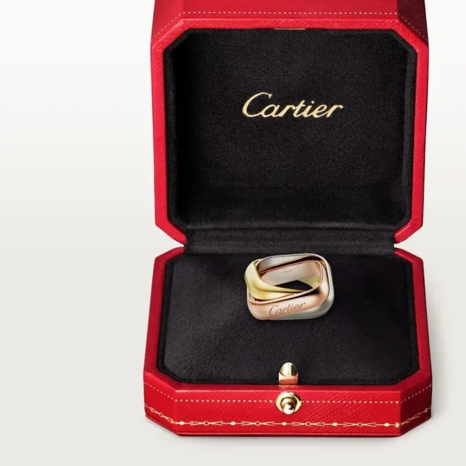 Trinity Ring, Cushion-Shaped, Large Model