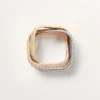 Trinity Ring, Cushion-Shaped, Large Model, Paved Trinity Ring, Cushion-Shaped, Large Model, Paved