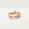 Trinity Ring in Tricolor Gold, Classic Model | Cartier Us