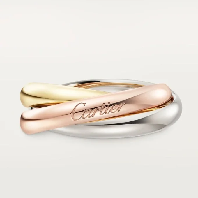 Trinity Ring in Tricolor Gold, Classic Model | Cartier Us