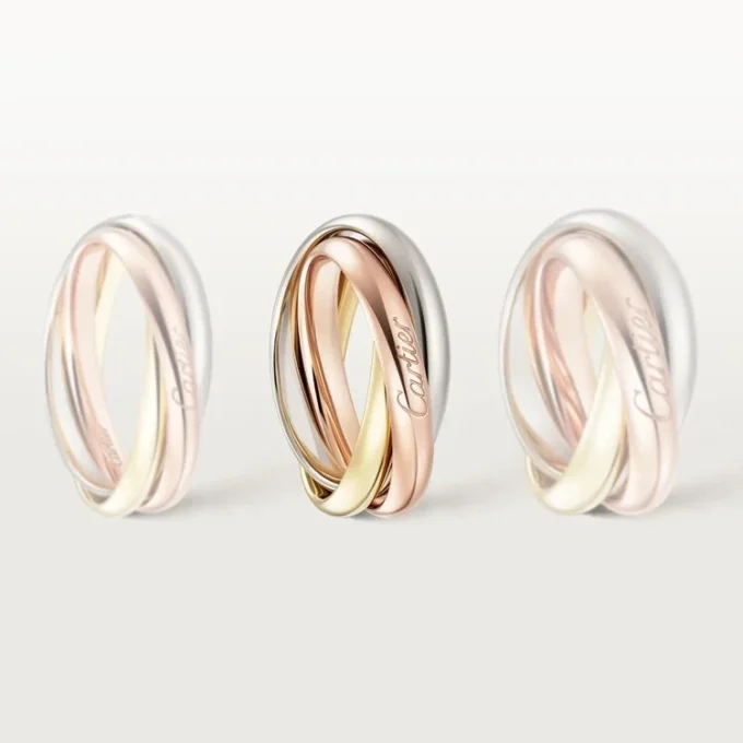 Trinity Ring in Tricolor Gold, Classic Model | Cartier Us