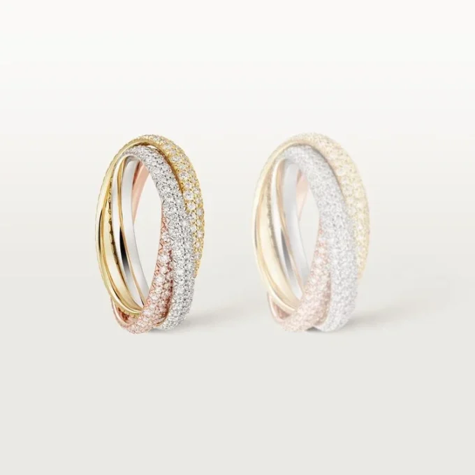 Trinity Ring, Small Model, Paved