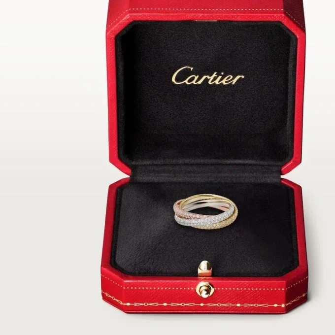 Trinity Ring, Small Model, Paved