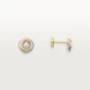 Trinity Stud Earrings, 2 Diamonds Trinity Stud Earrings, 2 Diamonds