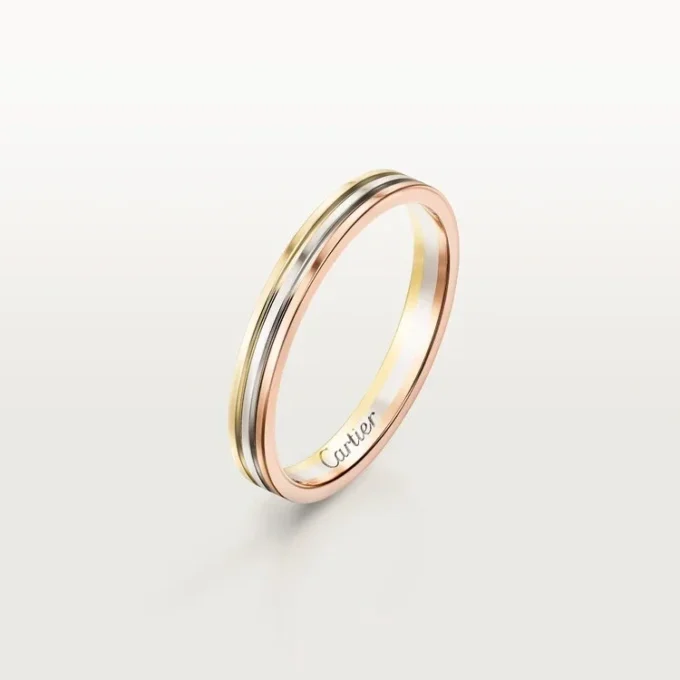 Trinity Wedding Band – White Gold, Pink Gold, Yellow Gold – Cartier Trinity Wedding Band – White Gold, Pink Gold, Yellow Gold – Cartier