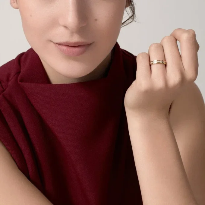 Trinity Wedding Band – White Gold, Yellow Gold, Pink Gold, Diamonds – Cartier Trinity Wedding Band – White Gold, Yellow Gold, Pink Gold, Diamonds – Cartier